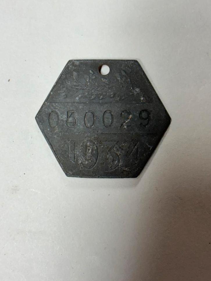 Hondenmedailles hondenpenning Fietsplaten Taksplaten, Timbres & Monnaies, Pièces & Médailles, Enlèvement