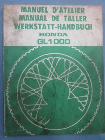 Originele werkhuishandleiding  GL1000 beschikbaar voor biedingen