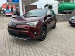 Toyota RAV-4 HYBRIDE 1eigenaar 77395km XENON, Autos, Toyota, Rouge, Euro 6, Noir, 5 portes