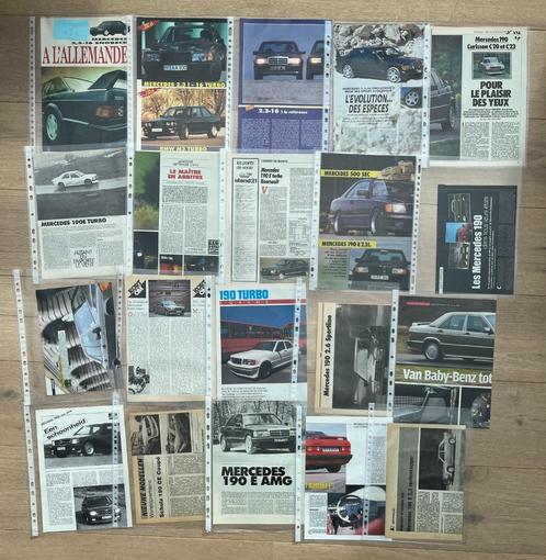 MERCEDES 190E 2.5-16 - ARTIKELS, Boeken, Auto's | Folders en Tijdschriften, Mercedes, Ophalen of Verzenden