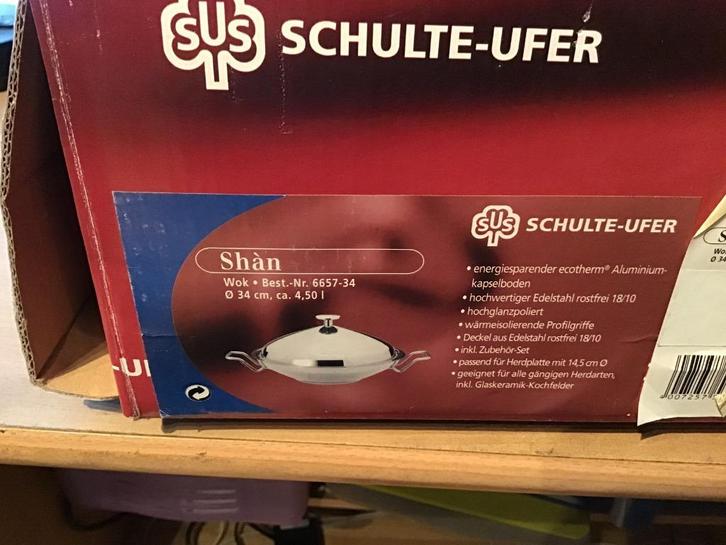 Wokpan en sokkel, Huis en Inrichting, Keuken | Potten en Pannen, Nieuw, Wok, Ophalen