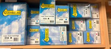 Diverse Laser toners cartridges 123inkt beschikbaar voor biedingen