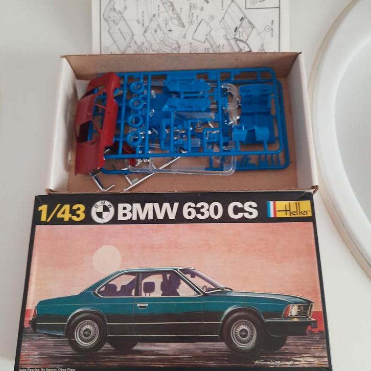 HELLER kit 1/43: BMW 630 CS *VINTAGE*NEW*, Hobby en Vrije tijd, Modelbouw | Auto's en Voertuigen, Nieuw, Auto, 1:32 tot 1:50, Heller