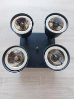 Plafondspot 4 lampen, Ophalen, Gebruikt, Metaal of Aluminium, Led