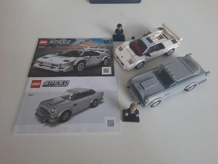Lego Speed Champions 76908 & 76911 *Occaz* Countach & DB5, Kinderen en Baby's, Speelgoed | Duplo en Lego, Zo goed als nieuw, Lego