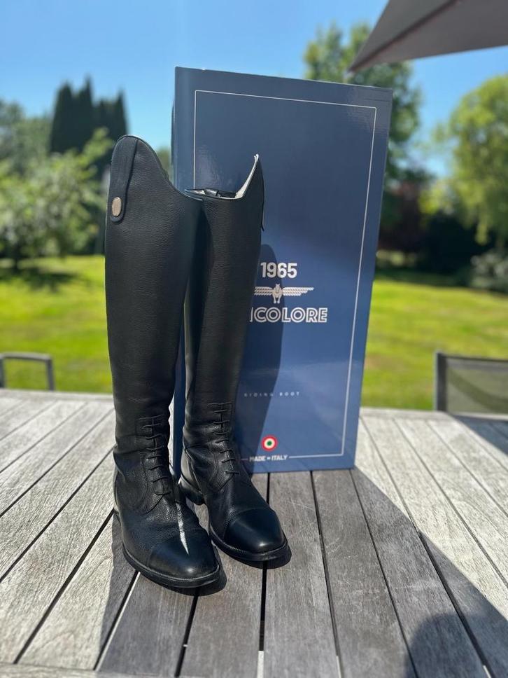 Bottes d'équitation - De Niro - Tricolore, Hobby & Loisirs créatifs, Hobby & Loisirs Autre, Comme neuf, Enlèvement ou Envoi