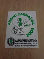 Sticker Arend carnaval Aalst 2004, Ophalen of Verzenden