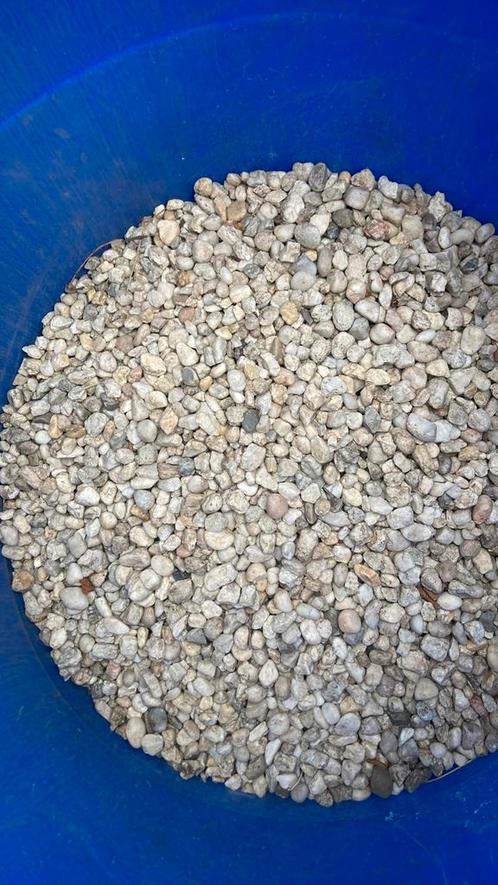 Witte siergrind, Tuin en Terras, Grind, Keien en Split, Gebruikt, Grind, Wit, Ophalen