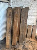 Eiken biels met rechte hoeken, Tuin en Terras, Ophalen, Nieuw, Hardhout, 180 tot 250 cm