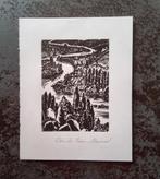Houtsnede De Maas door Frans Masereel, Antiek en Kunst, Ophalen of Verzenden
