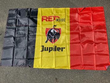 Belgische vlag/cape - Rode Duivels - NIEUW - Red inside, Enlèvement ou Envoi, Neuf