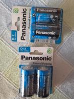 4 x D2 batterijen, miskoop., Ophalen of Verzenden