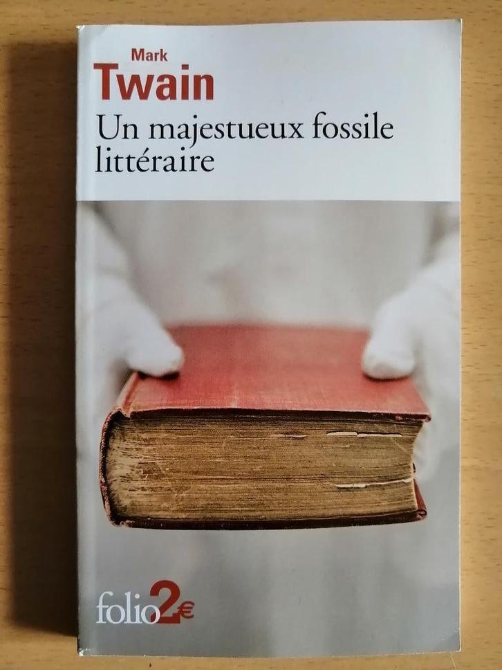 Un majestueux fossile littéraire de Mark Twain, Livres, Romans, Enlèvement ou Envoi