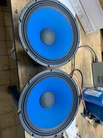 15 inch luidsprekers 1 keer gebruikt, Audio, Tv en Foto, Luidsprekerboxen, Ophalen of Verzenden, Nieuw