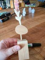 Beeldje hout kerst, Ophalen of Verzenden, Zo goed als nieuw