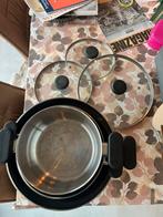 Kookpotten inclusief deksel - set van 3 (3L - 5L - 10L), Huis en Inrichting, Keuken | Potten en Pannen, Ophalen, Inox, Gebruikt