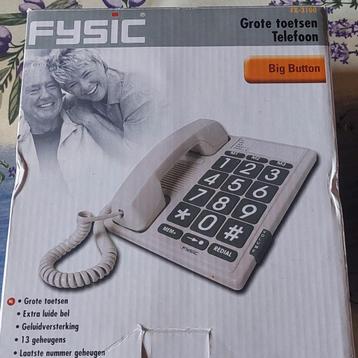 Vaste telefoon met grootte toetsen, Telecommunicatie, Ophalen of Verzenden, Zo goed als nieuw