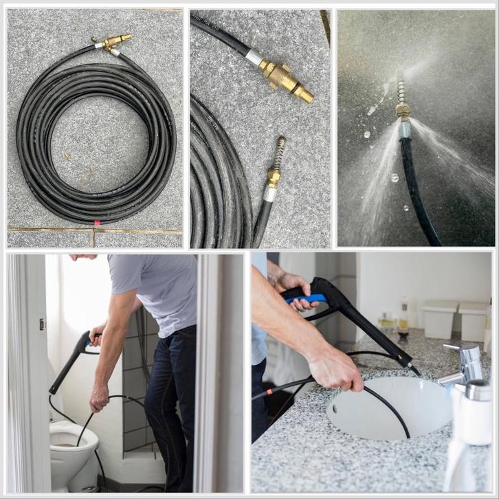 Nilfisk Drain Cleaner 15M pijpreiniger, Tuin en Terras, Hogedrukreinigers, Nieuw, Elektrisch, Met regelbare waterdruk, Met autostop en -start