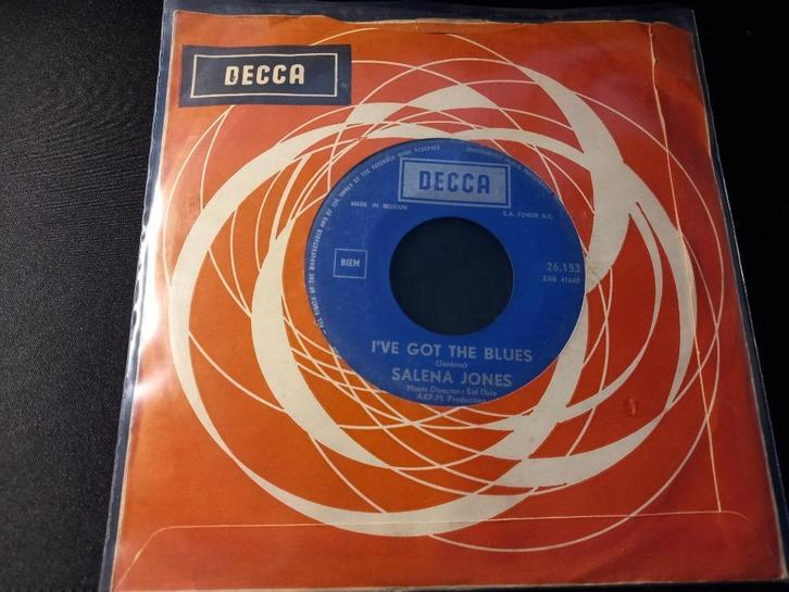 Salena Jones - I've Got The Blues ' 7 Popcorn, Cd's en Dvd's, Vinyl Singles, Gebruikt, Single, R&B en Soul, 7 inch, Ophalen of Verzenden