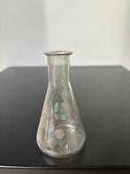 Vintage Erlenmeyer Pharmacien Laboratoire Soufflé 10 cl 30's, Enlèvement ou Envoi