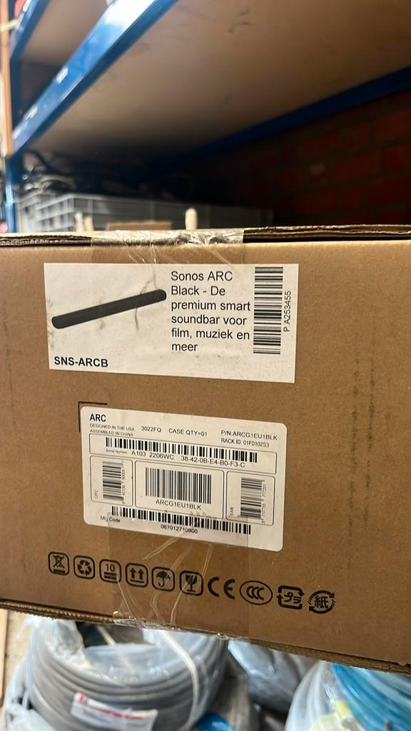 Sonos Arc, Audio, Tv en Foto, Soundbars, Nieuw, Met externe subwoofer, Ophalen