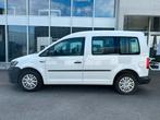Volkswagen Caddy 1.4 benzine + CNG 1ste eigenaar, Auto's, Volkswagen, 4 deurs, Wit, Leder, Bedrijf