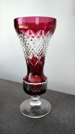 Grand vase en cristal Val Saint Lambert modèle Eluesis, Antiquités & Art, Antiquités | Verre & Cristal, Enlèvement ou Envoi
