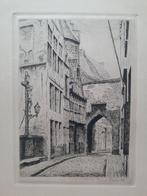 Ets 'Rue du Steen a Anvers 1881', Ophalen of Verzenden