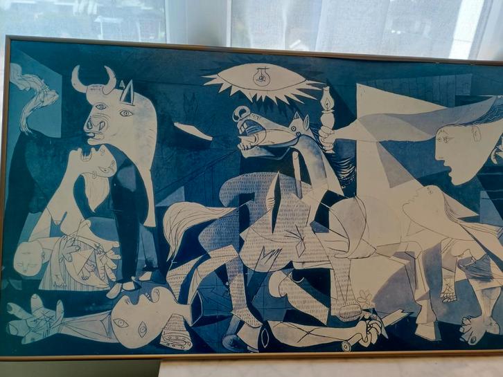 Picasso guernica, Antiek en Kunst, Kunst | Litho's en Zeefdrukken, Ophalen of Verzenden