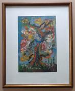 JACK GODDERIS / KLEURENBOOM / OLIEVERF / 59x49cm / KADER SIG, Enlèvement ou Envoi