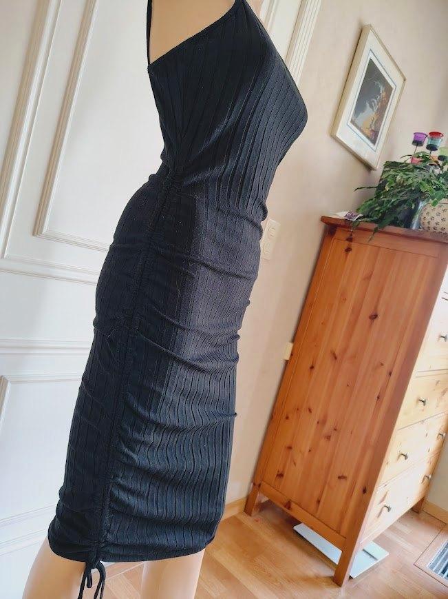 zwarte aanpassende jurk, Kleding | Dames, Jurken, Verzenden