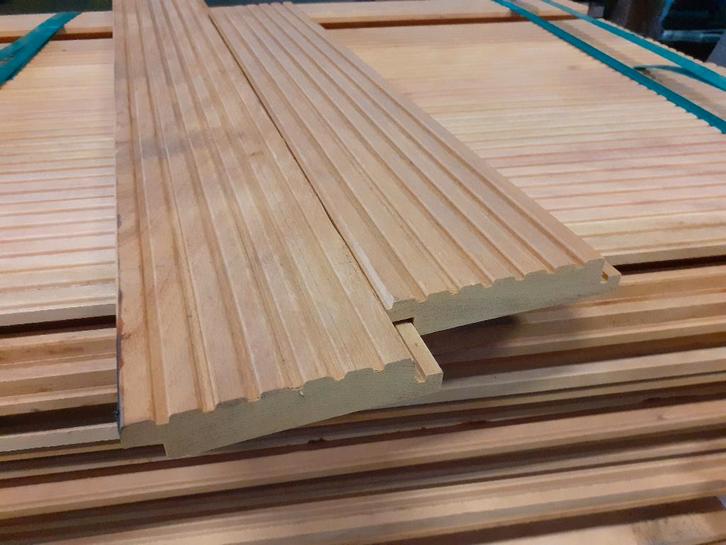 Partij 16.90m2 Bilinga vlonderplanken 27x145x1000mm, Tuin en Terras, Palen, Balken en Planken, Nieuw, Planken, Minder dan 180 cm