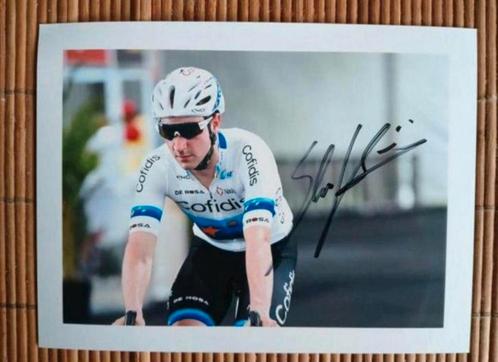 Gesigneerde foto van Elia Viviani., Sport en Fitness, Wielrennen, Nieuw, Verzenden
