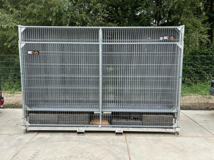 Bouwhek combipallet met 30 sets bouwhekken anti climb ZGAN, Tuin en Terras, Tuinhekken en Hekwerk, Zo goed als nieuw, Overige typen