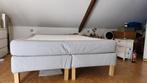 Boxspring 160-200cm in uitstekende staat! 299€, Gris, Enlèvement, Utilisé, 200 cm