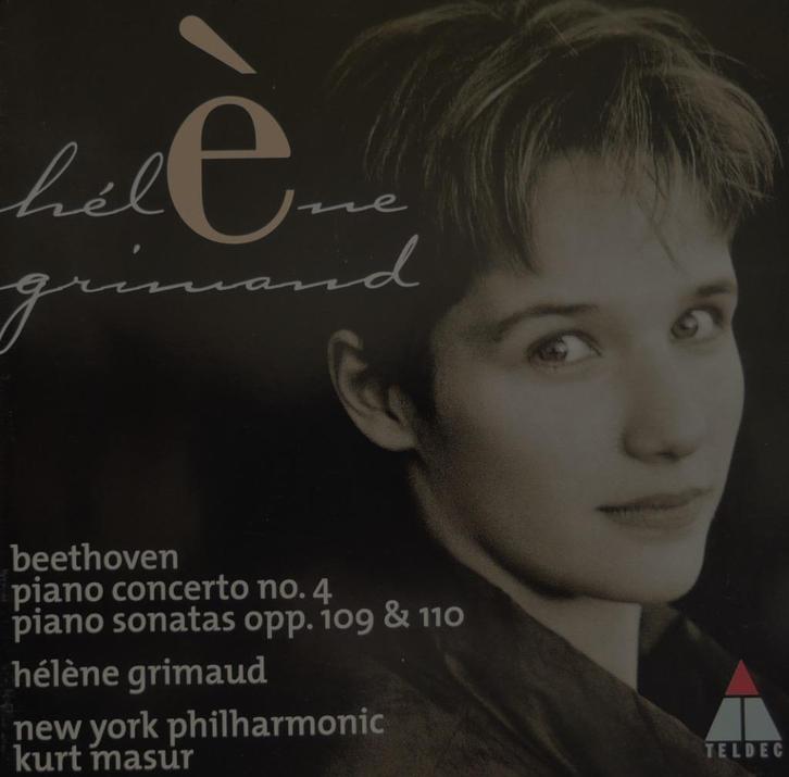 Beethoven / Piano 4 & Sonates - Grimaud / NYP / Masur - 1999, Cd's en Dvd's, Cd's | Klassiek, Zo goed als nieuw, Orkest of Ballet