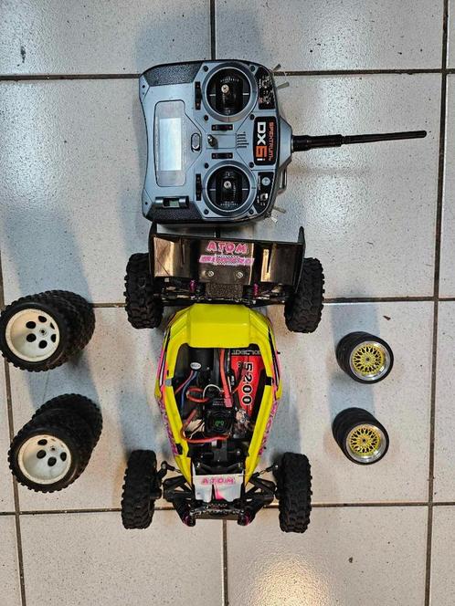 Voiture rc 1/10 complète. RTF, Hobby en Vrije tijd, Modelbouw | Radiografisch | Auto's, Zo goed als nieuw, Auto offroad, Elektro
