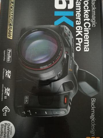 Caméra cinéma de poche Blackmagic 6K Pro, Enlèvement ou Envoi, Neuf, Reflex miroir, Autres Marques