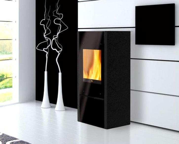 Topdeal Edilkamin Houtkachel type Coral 1 met LIFTDEUR!, Huis en Inrichting, Kachels, Nieuw, Vrijstaand, Houtkachel, Hout, Ophalen of Verzenden