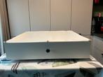 Bedlade wit met afdekhoes en wieltjes 4st, Huis en Inrichting, Slaapkamer | Bedden, Ophalen, Zo goed als nieuw, Wit