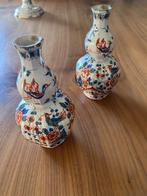 Delft Adrian Pynacker 2 vazen vases  14 cm, Antiquités & Art, Enlèvement