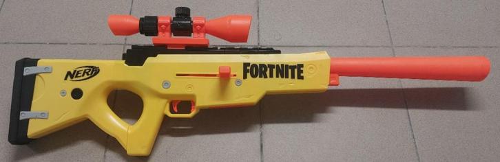 NERF Fortnite BASR-L Blaster, Kinderen en Baby's, Speelgoed | Buiten | Actiespeelgoed, Zo goed als nieuw, Ophalen