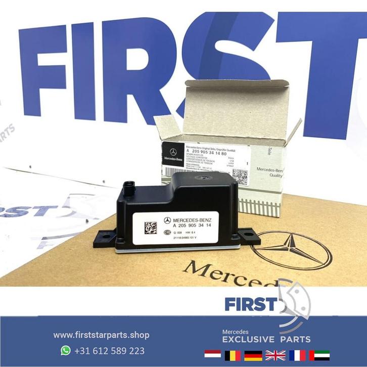 A2059053414 BACKUP ACCU SPANNING OMVORMER Mercedes C GLC 63, Auto-onderdelen, Accu's en Toebehoren, Mercedes-Benz, Gebruikt, Ophalen of Verzenden