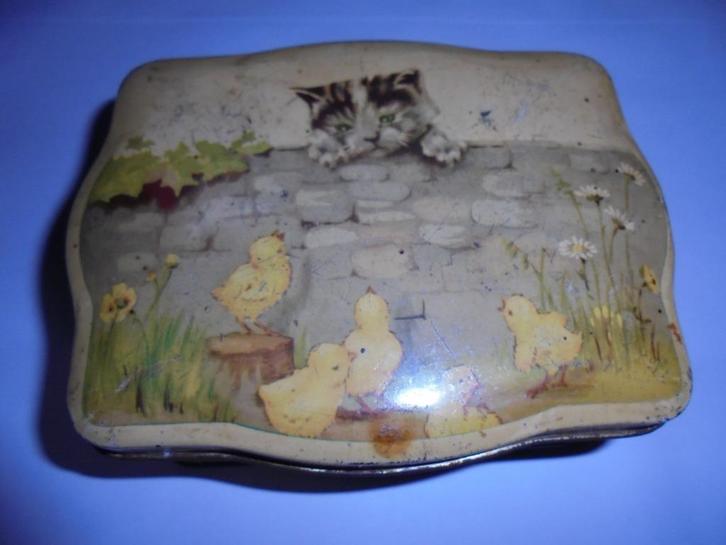 Antiek blikje, Verzamelen, Blikken, Gebruikt, Overige, Overige merken, Ophalen of Verzenden