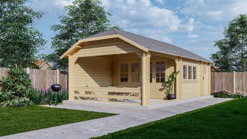 Cabane de jardin en rondins Wolfshood : L4x3+3A : 770 x 410, Hobby & Loisirs créatifs, Hobby & Loisirs Autre, Neuf, Envoi