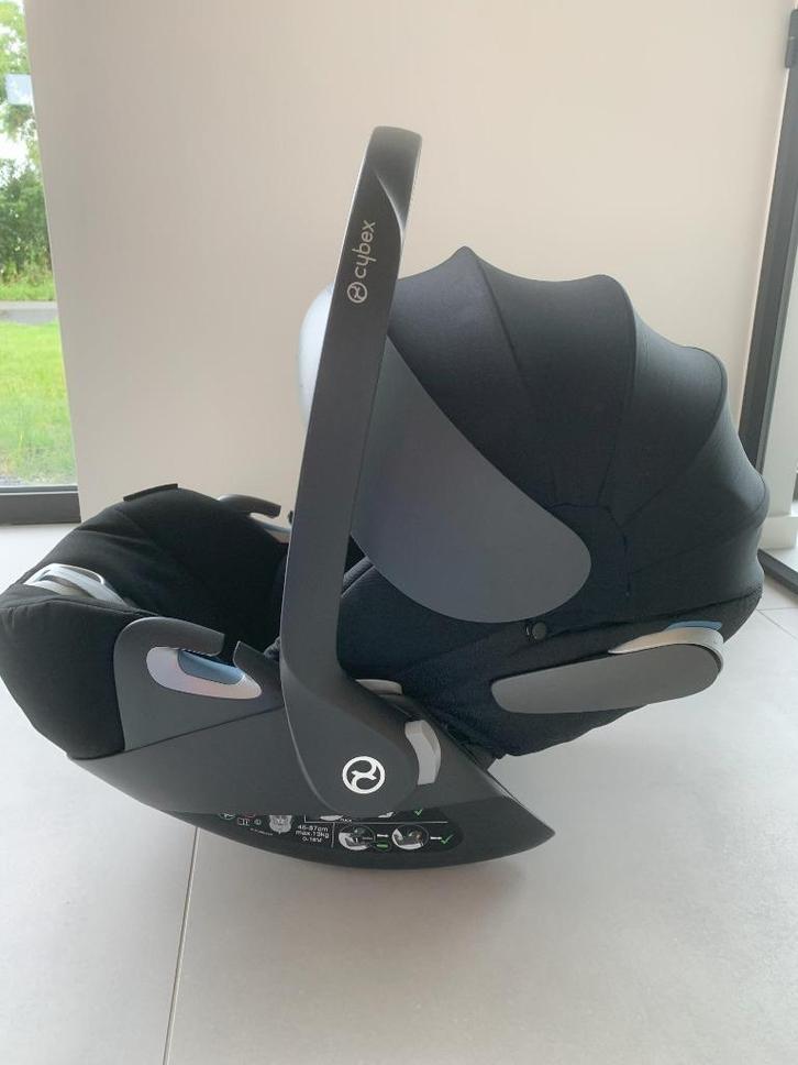 Cybex autostoel groep 0 cloud Z i-size deep black, Enfants & Bébés, Sièges auto, Comme neuf, Autres marques, 0 à 13 kg, Isofix