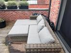 Loungeset, Jardin & Terrasse, Ensembles de jardin, Rotin, Banque, Enlèvement, 6 places