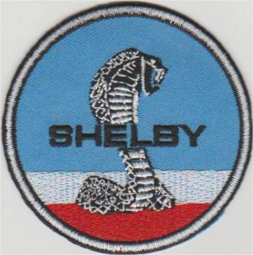 Shelby Cobra stoffen opstrijk patch embleem #3, Collections, Marques automobiles, Motos & Formules 1, Neuf, Envoi