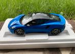 Lotus Emira 1:18 Seneca Blue True Scale TS0345, Ophalen of Verzenden, Zo goed als nieuw, Auto, Overige merken