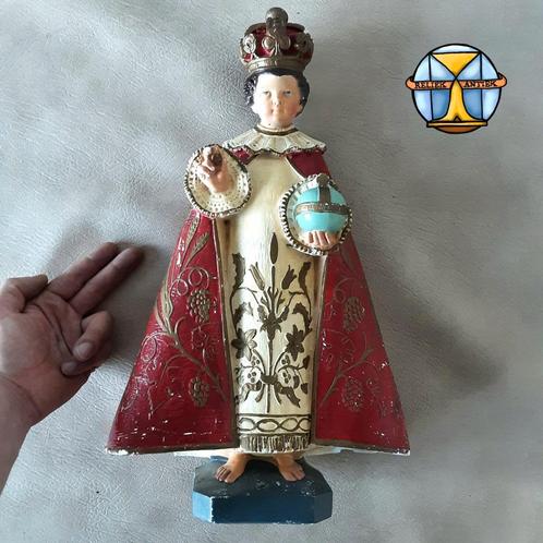 Grande statue du saint Enfant de Prague (enfant Jésus), Antiquités & Art, Antiquités | Objets religieux, Enlèvement ou Envoi